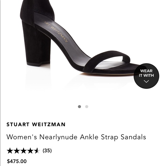 Stuart Weitzman Ankle Strap Sandals - Picture 3 of 6